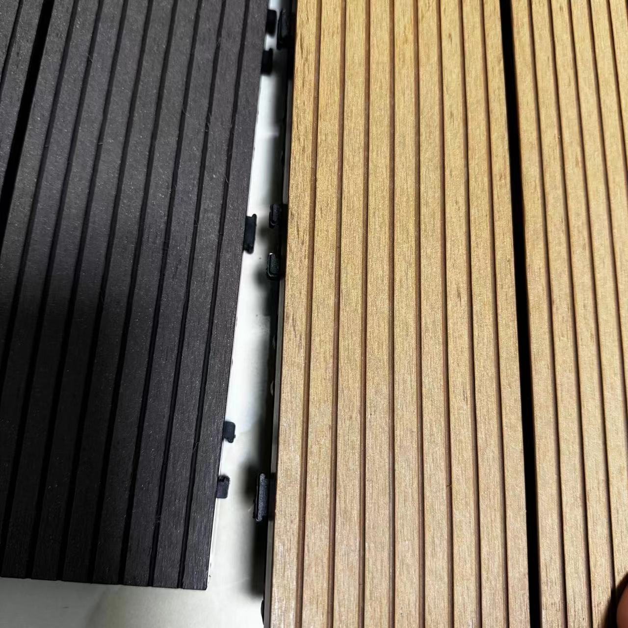 Azulejos WPC externos interligados DIY