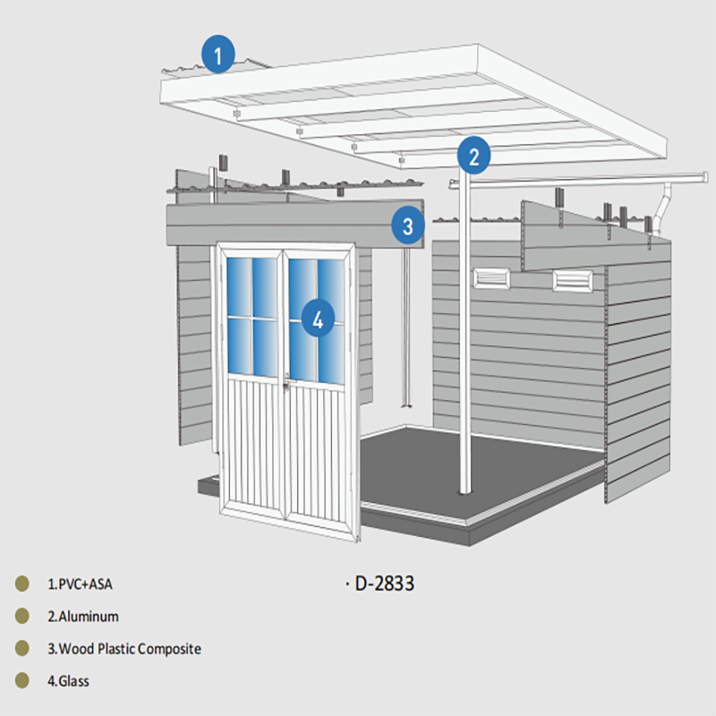 galp&atilde;o de jardim wpc