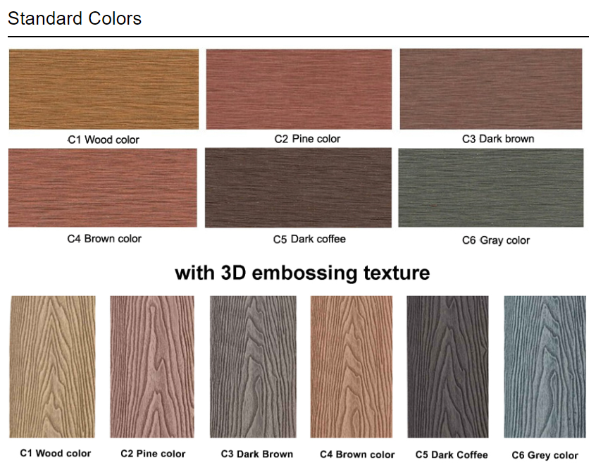 Deck oco WPC em relevo 3D