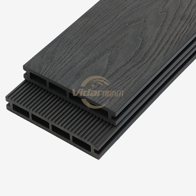 Placa WPC de deck WPC com furo quadrado externo de 145x21mm