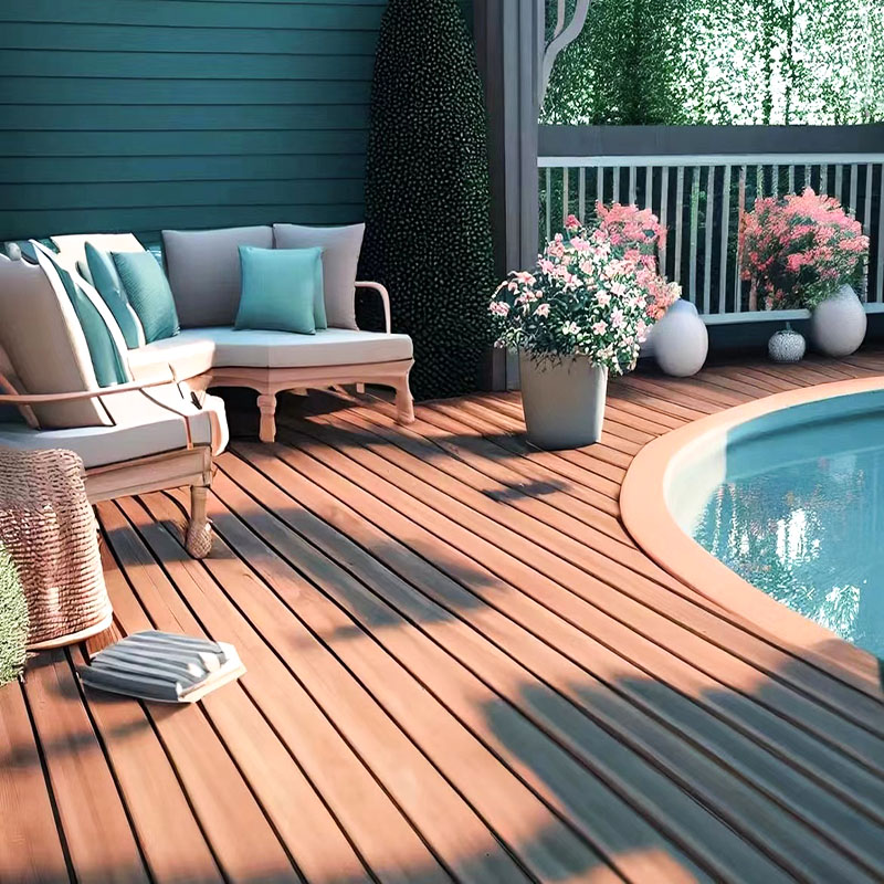 Decking WPC para piscina 